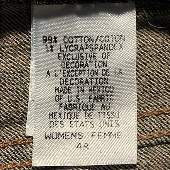 Eddie Bauer Classic Bootcut Jeans, size 4R, Dark Wash Denim - Picture 7 of 9